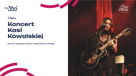 Baner promujący koncert Kasi Kowalskiej